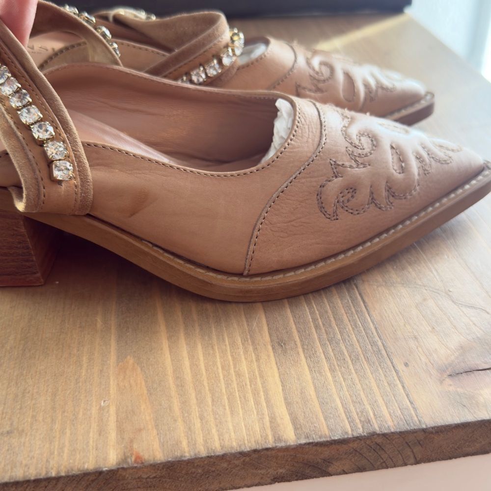 ✨ TWINSET Sabot Tan Mules – Size 7 ✨ - Picture 7 of 10